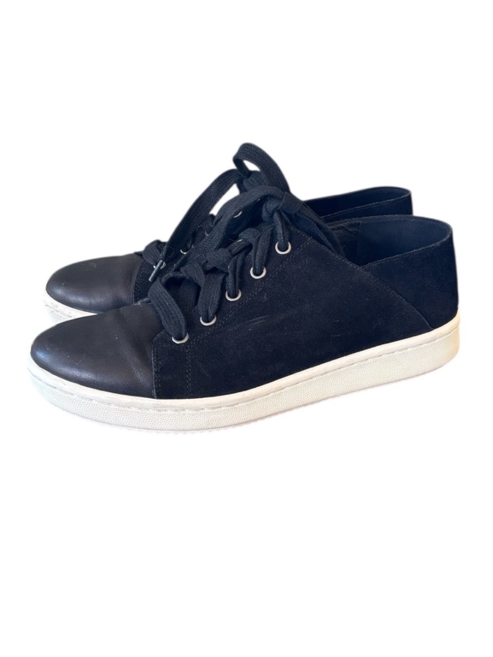 Eileen Fisher Clifton Black Suede Low Top Sneaker Size 9
